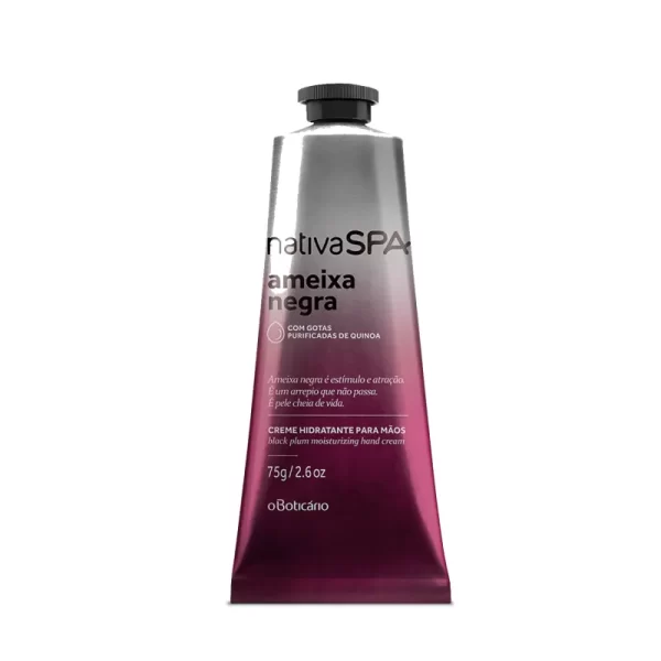 Nativa Spa Creme Hidratante De Mão Ameixa Negra 75g